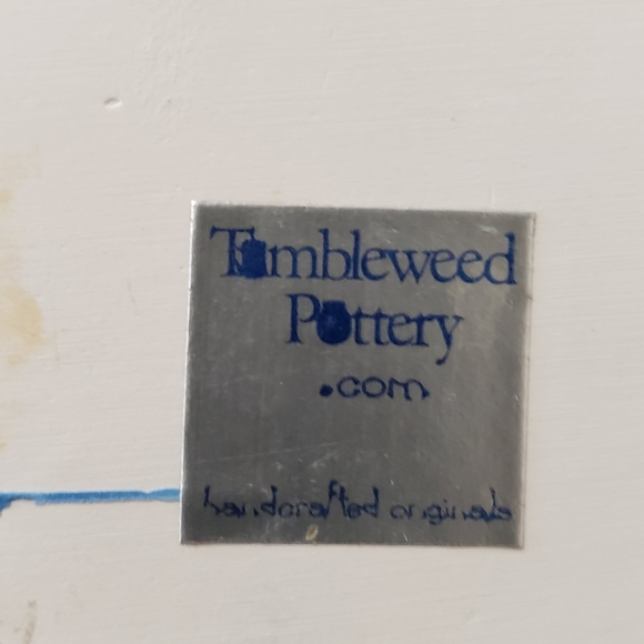 Tumbleweed Pottery Wall Art "Caboose" Gag Humor Gift Vtg - Picture 5 of 6